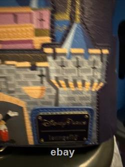 NEW Disney Parks Loungefly Cinderella's Castle Fireworks Mickey Mini Backpack