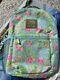 NEW Disney Parks x Lilly Pulitzer Mickey Mouse Cinderella Castle Flora Backpack