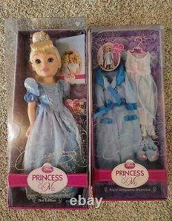 NEW Disney Princess And Me Doll Cinderella Doll 18 with Royal Sleepwear