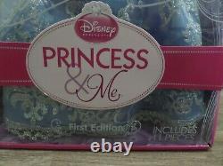 NEW Disney Princess And Me FIRST Edition 2010 Doll Cinderella Blue Dress Crown