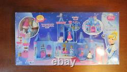 NEW Disney Princess CINDERELLA FAIRYTALE CASTLE MagiClip Doll Dresses, Furniture