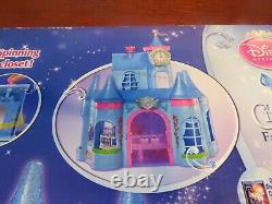 NEW Disney Princess CINDERELLA FAIRYTALE CASTLE MagiClip Doll Dresses, Furniture