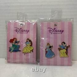 NEW Disney Princess Reading a Book Pin Set Ariel Belle Snow White Cinderella