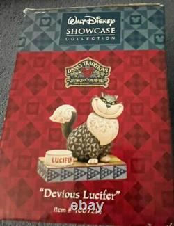 NEW Disney Traditions Cinderella's DEVIOUS LUCIFER by Jim Shore Cat Figurine NIB