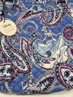 NEW Disney Vera Bradley Glenna Cinderella Paisley Satchel Handbag Tote Purse NWT