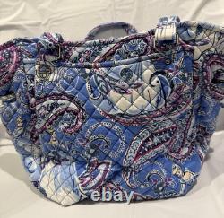 NEW Disney Vera Bradley Glenna Cinderella Paisley Satchel Handbag Tote Purse NWT NEW Disney Vera Bradley Glenna Cinderella Paisley Satchel Handbag Tote Purse NWT
