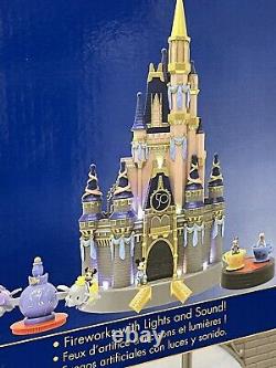 NEW! Disney World 50th Anniversary Cinderella Castle Light Up Play Set NIB