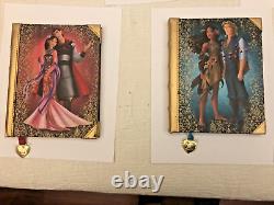 NEW Disney couples 7 journals Ariel Prince, Tiana, Cinderella, Mulan, Aurora