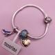 NEW Disney x Pandora Cinderella Triple Charm Bracelet Set