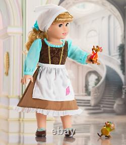 NEW IN BOX American Girl Doll Disney Princess Cinderella's Day Work Dress Mice