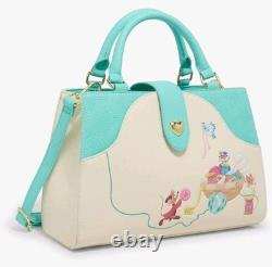 NEW Loungefly Disney Cinderella Mice & Birds Animals Convertible Crossbody Bag