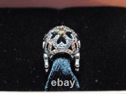 NEW Pandora 2-Tone Charm Disney Cinderella Pumpkin Coach #791573CZ With Box
