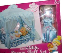 NEW RARE VINTAGE Hauck Disney Princess Little Cinderella Dream Doll Set
