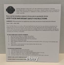 NEW Scentsy Walt Disney World 50th Anniversar Cinderella Castle Wax Warmer withWax NEW Scentsy Walt Disney World 50th Anniversar Cinderella Castle Wax Warmer withWax