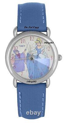 NEW Timex Disney Cinderella & Fairy Godmother Watch with Faceted Crystal