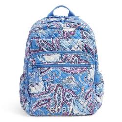 NEW Vera Bradley & Disney CINDERELLA PAISLEY XL Campus Backpack School Bag