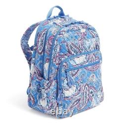 NEW Vera Bradley & Disney CINDERELLA PAISLEY XL Campus Backpack School Bag