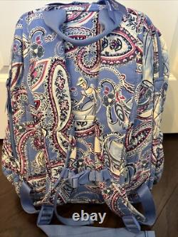 NEW Vera Bradley & Disney CINDERELLA PAISLEY XL Campus Backpack School Bag