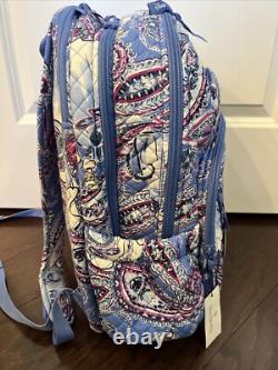 NEW Vera Bradley & Disney CINDERELLA PAISLEY XL Campus Backpack School Bag
