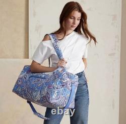 NEW Vera Bradley Disney Cinderella Paisley Friends Large Travel Duffel NWT