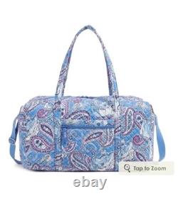 NEW! Vera Bradley Disney Cinderella Paisley Large Travel Duffel NWT