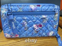 NEW Vera Bradley Disney Cinderella RFID Turnlock Quilted Wallet, NWT-FREE SHIP