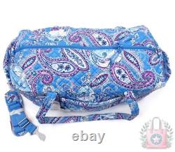 NEW? Vera bradley Disney Cinderella Paisley Large Duffel Blue