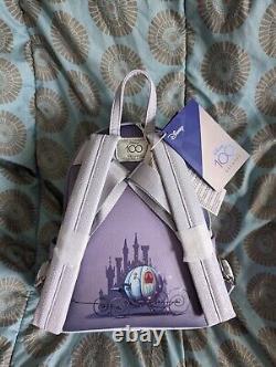 NEW WITH TAGS! Loungefly Disney Cinderella 100th Anniversary Mini Backpack