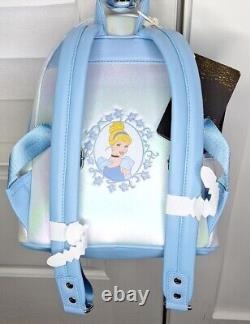 NEW WITH TAGS! Loungefly Disney Cinderella Iridescent Mini Backpack