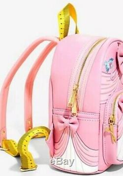 NEW WITH TAGS! Loungefly Disney Cinderella Pink Dress Mini Backpack