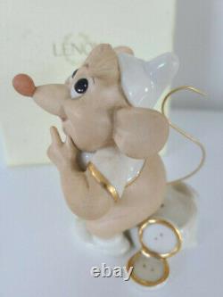 NEW! Wald Disney SHOWCASE colection LENOX from CINDERELLA -GUS the mouse