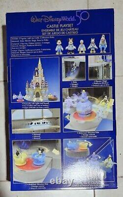 NEW Walt Disney World Castle Playset 50th Anniversary Cinderella's Light Up