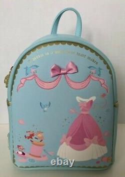 NEWLoungefly Disney's Cinderella Sewing 70th Anniversary Mini BackpackNWT