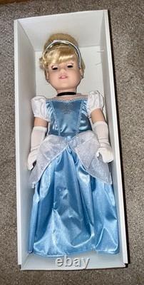 NIB American Girl Disney Princess CINDERELLA 18 DOLL With Gown Glass Slippers