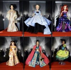 NIB Disney Designer Collection Premiere Series Doll COMPLETE SET Limited Edition