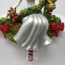 NIB Disney Store Cinderella Jaq & Gus Garland Christmas Stocking Hanger Holder