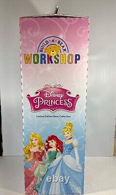 NIB RARE Build A Bear Doll Disney Cinderella Princess Limited Edition