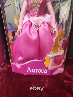 NIB VTG 2001 BrassKey Disney Porcelain Princess Dolls Cinderella and Aurora