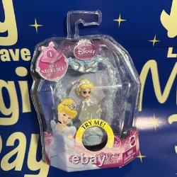 NIB complete set of 5 Mattel Disney Princess Magical Minis Doll necklace Bridal