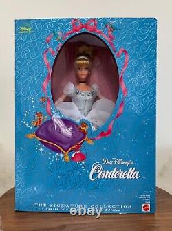 NRFB 1998 Barbie Walt Disney Cinderella Limited Edition Signature Collection