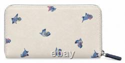 NWT COACH X Disney Cinderella Accordion Zip Wallet With Flying Birds C2893