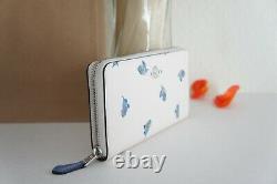 NWT Coach C2893 Disney X Accordion Zip Wallet With Cinderella Flying Birds Print