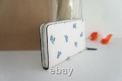 NWT Coach C2893 Disney X Accordion Zip Wallet With Cinderella Flying Birds Print