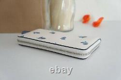 NWT Coach C2893 Disney X Accordion Zip Wallet With Cinderella Flying Birds Print