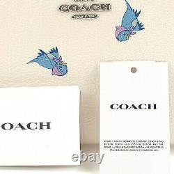 NWT Coach C2893 Disney X Accordion Zip Wallet With Cinderella Flying Birds Print