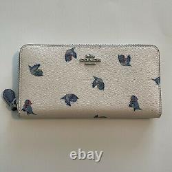 NWT Coach Disney Cinderella Flying Bird Accordion Zip Wallet So cute! Brand New