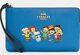 NWT Coach X Peanuts Snoopy & Friends Large Corner Zip Wristlet Bag Limited Ed
