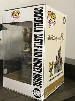NWT Disney Funko Pop 50th Anniversary Cinderella Castle Gold Mickey IN HAND