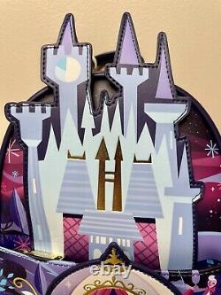 NWT Disney Loungefly Cinderella Castle Series Backpack & Wallet Set NEW