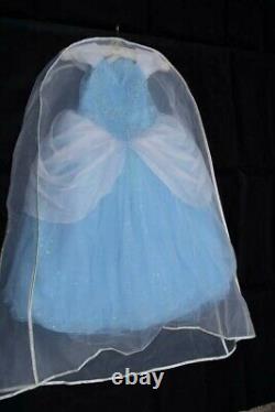NWT Disney Princess Signature Collection Cinderella Dress/Costume/Gown Girls 7/8